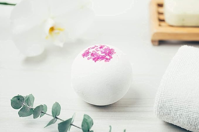 Bath Bombs for Women - Bath Bomb Gift Set of 6 with Moisturizing Shea Butter Self Care Relaxing Gift Ideas for Wife Girlfriend Mothers Day Fizzing Floating Bubble Bathbomb Spa kit