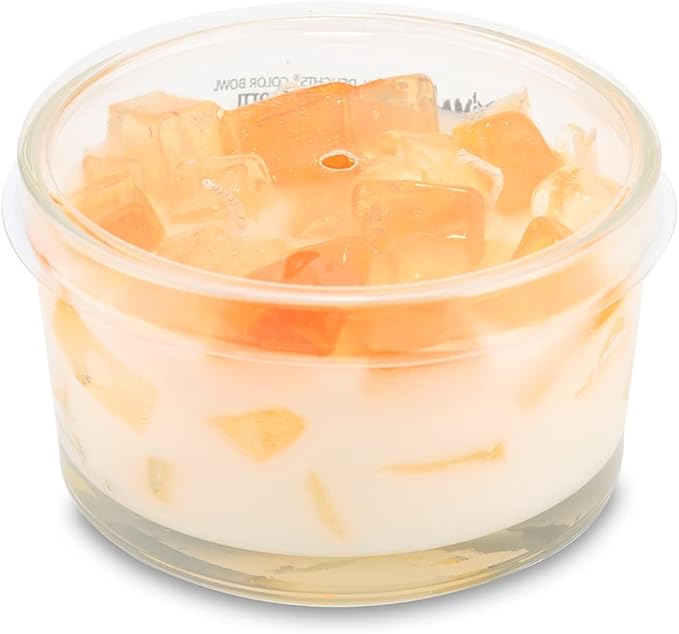 Primal Elements Almond Biscotti Color Bowl Candle, 9 Ounce