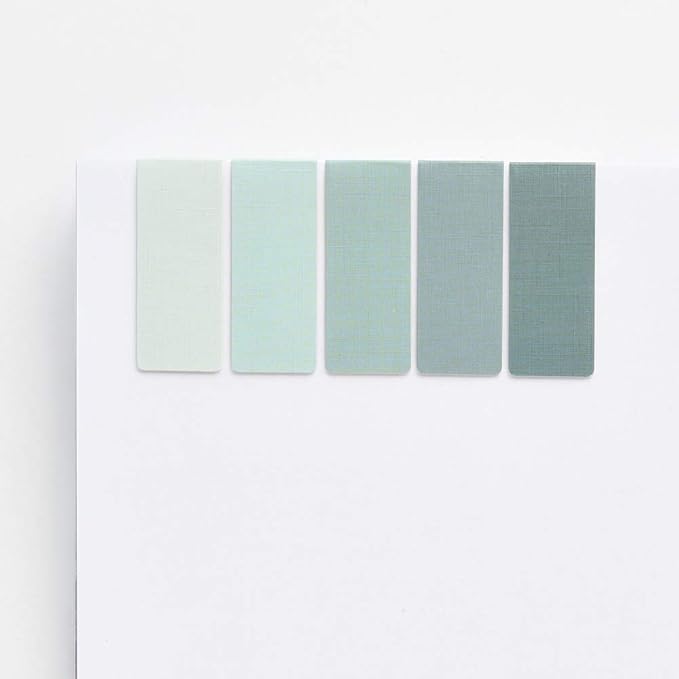 Monolike Magnetic Bookmarks Emerald, Set of 5