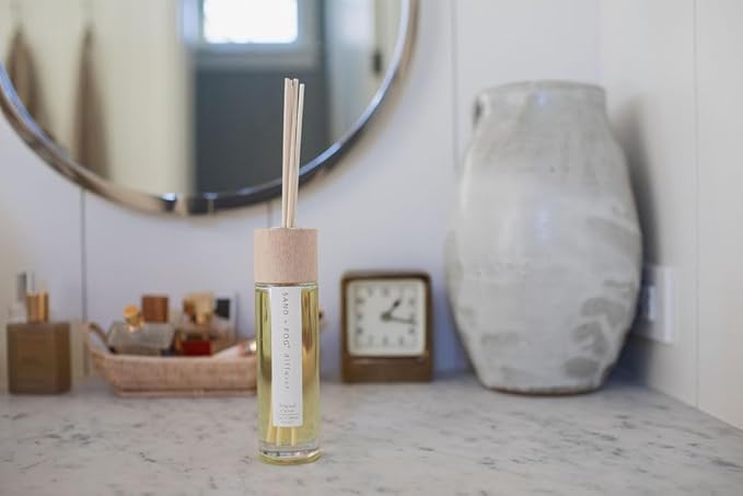 Sand + Fog Tropical Citrus Reed Diffuser | Made with Essential Oils | Fill Your Home with The Your Favorite Luxurious Fragrance