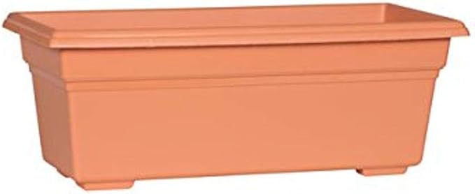 Novelty 16195, Terracotta, Countryside Flower Box Planter, 18-Inch