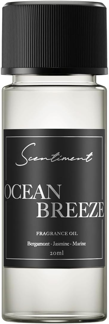 Ocean Breeze Hotel Diffuser Oil | Inspired by Ritz-Carlton® Hotels' Lobby Scent | Luxurious Scent with Notes of Bergamot, Lemon, Jasmine with Marine & Amber (20ml)