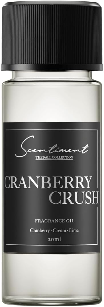 Cranberry Crush Fall Collection Diffuser Oils | Aromatherapy Home Fragrance | Luxurious Scent with Notes of Berries, Ginger, Lime, 20ml