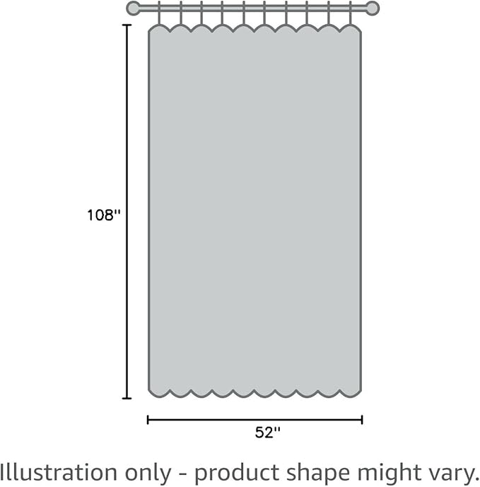 MYSKY HOME Floral Semi Sheer Curtains 108 Inches Long - Light Filtering Drapes for Living Room and Bathroom - Printing Window Treatment With Grommets, 2 Panels, Brown and Natural