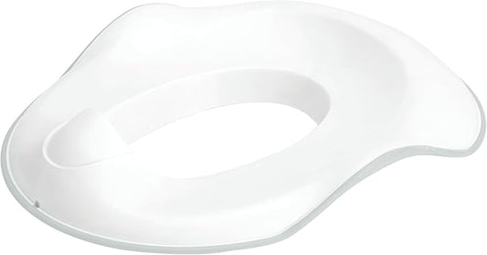 Ubbi Adjustable Toilet Trainer for Toddlers in Potty Training with Built-in Handles and Bonus Potty Hook for Easy Storage, Gray