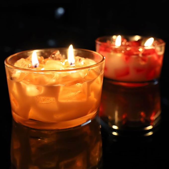 Primal Elements Almond Biscotti Color Bowl Candle, 9 Ounce