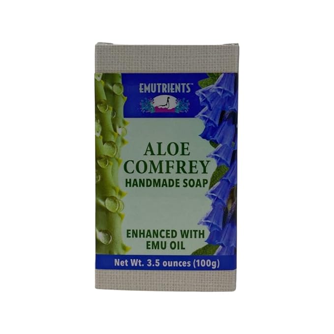 Aloe Comfrey Soap Montana Emu Ranch Co. 3.5 oz Bar