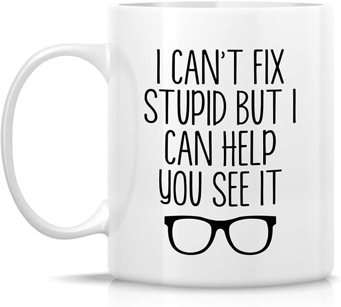 Retreez Funny Mug - Ophthalmologist Eye Doctor Ophthalmology Optometrist 11 Oz Ceramic Coffee Mugs - Funny Sarcasm Motivational Inspirational birthday gift for women men friend coworker him her bestie