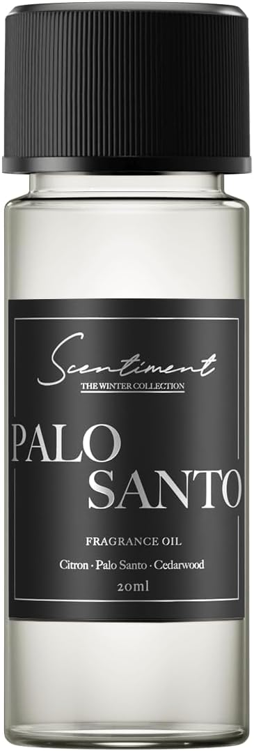 Palo Santo Winter Collection Diffuser Oils | Aromatherapy Home Fragrance | Luxurious Scent with Notes of Citron, Palo Santo, Cedarwood, 20ml