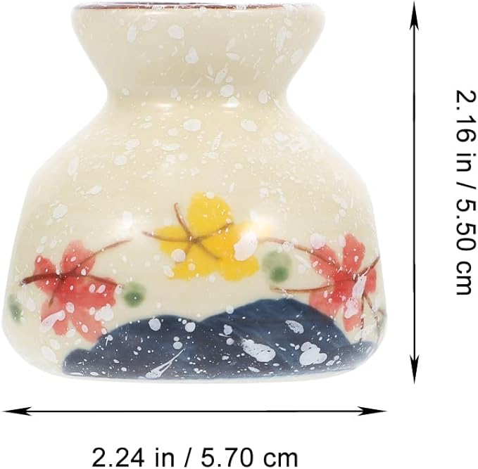 Creative Ceramics Toothpick Holder Decorative Desktop Plant Container Vase Decor