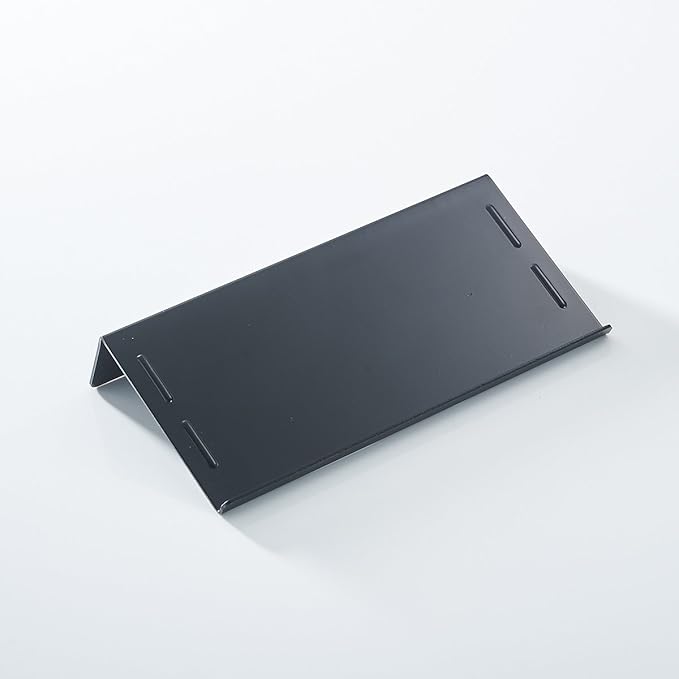 Aothpher Wall Mounted Carbon Steel Bathroom Toilet Phone Holder Shelf, Matte Black