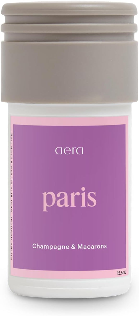 Aera Mini Destinations Paris - Essential Oil for Home – Sweet and Floral Fragrance - Notes of Champagne and Macarons - Scent Refill - Capsule Size Works with Mini Diffuser