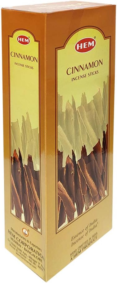 Cinnamon Incense Sticks and Incense Stick Holder Bundle Insence Insense Hem Incense Sticks