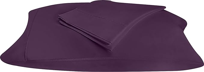 Utopia Bedding Queen Pillow Cases - 2 Pack - Envelope Closure - Soft Brushed Microfiber Fabric - Shrinkage and Fade Resistant Pillow Covers 20 X 30 Inches (Queen, Purple)