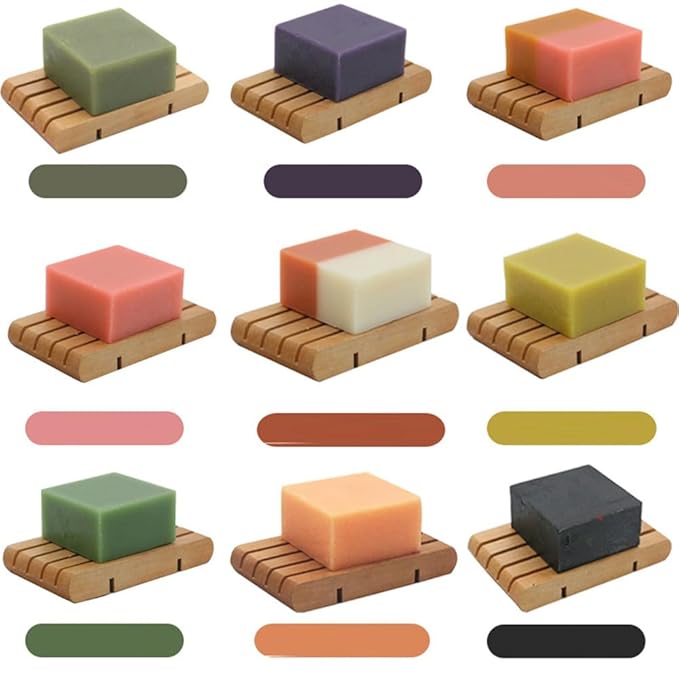 5 PCS Lavender Oils Soap Bar for Face & Body,Moisturizing,Softer Skin,Natural Handmade,Hypoallergenic Beauty Bar Sensitive Skin With Gentle Cleanser,Men & Women