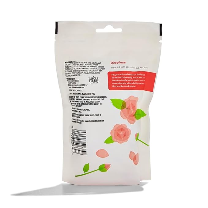 365 by Whole Foods Market, Bath Soak, Rose Petal with Himalayan Salt, 5 Count