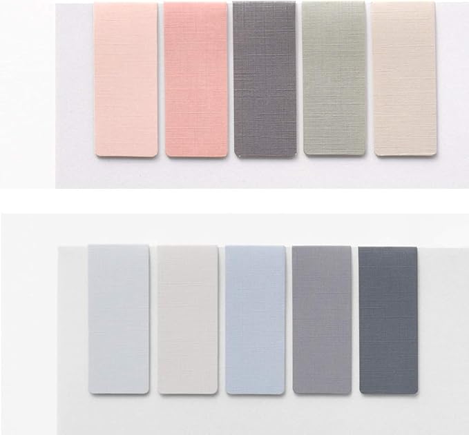 Monolike Magnetic Bookmarks Misty + Ocean, 10 Pieces