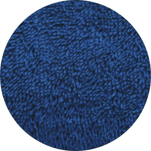 Infinitee Xclusives Luxury 100% Ring-Spun Cotton Hand Towels for Bathroom Set of 6 (16x28 inches) - Soft, Absorbent & Quick-Drying Bath Towels for Bathroom, Gym, Spa & Hotel Use (Tranquil Navy)