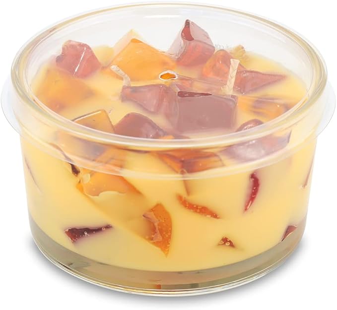 Primal Elements Tahitian Vanilla Color Bowl Candle, 9 Ounce