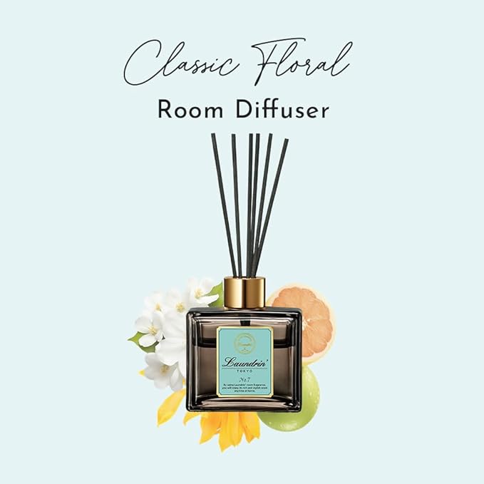 Room Diffuser for Home - Scent Diffuser for Home, Room Freshener and Shelf Decor - Elegant Home Fragrance, Ideal Reed Diffusers for Home, Office, and Living Room - 80ml, No. 7