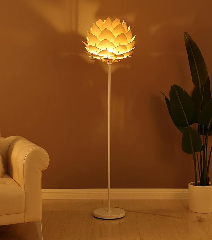 Brightech Artichoke Design Unique 68 Inch Tall Free Standing Pole LED Floor Lamp
