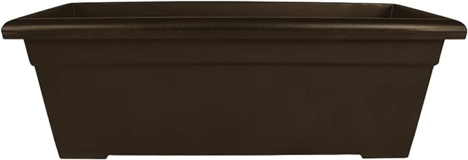 The HC Companies 28" Romana Planter in Chocolate