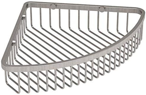Gatco 1571 Corner Soap Basket, Satin Nickel
