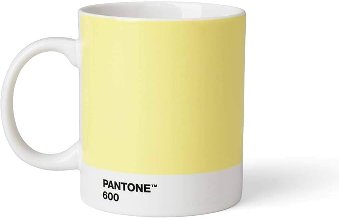 Pantone Mug, Coffee/Tea Cup, fine China (Ceramic), 375 ml, Light Yellow, 600 C, One Size
