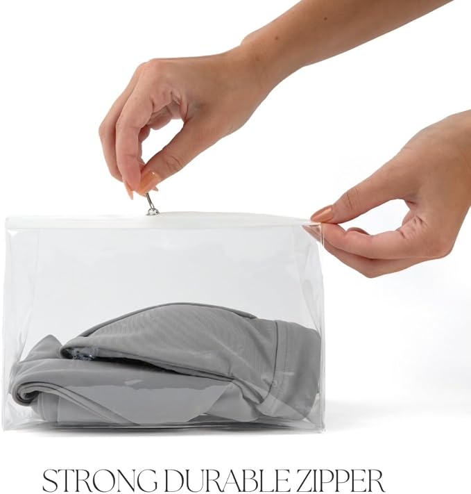Bikini Organizing Bags - Clear Bathing Suit Storage for Closet, Drawers & Travel, Pack of 10