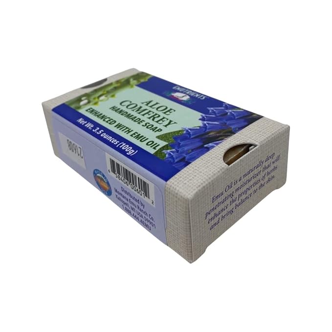 Aloe Comfrey Soap Montana Emu Ranch Co. 3.5 oz Bar