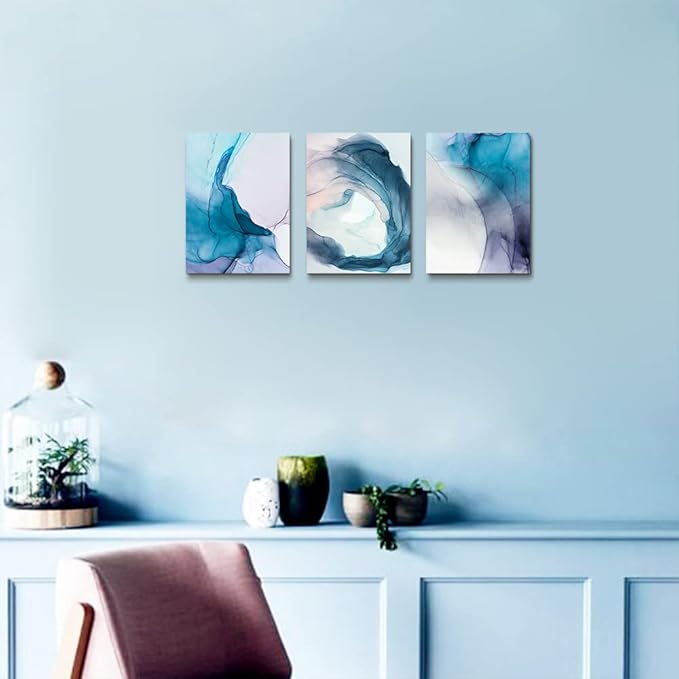 AHUASJART Canvas Wall Art For Living Room Family Wall Decor For Bedroom Modern Wall Decorations For Office Abstract Ink Wall Paintings Canvas Art Elk Decor Pictures Artwork Posters Home Decoration
