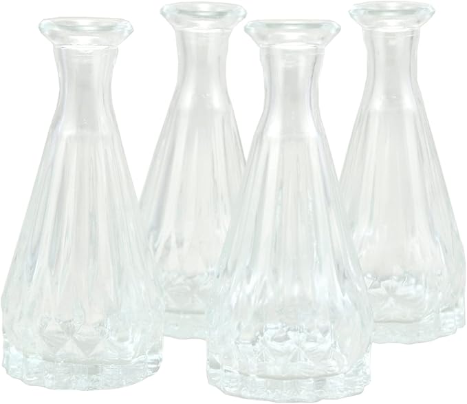 4pcs 60ml Empty Glass Diffuser Bottles, Reed Diffuser Scented Oil Bottles