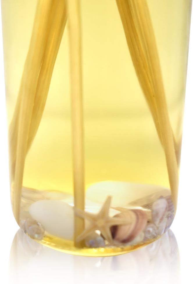 Urban Naturals Ocean Mist & Sea Salt Reed Diffuser Set | Made with Essential Oils & Real Botanicals | Decorative Air Freshener for Large Rooms | Beautiful Home Décor Makes a Great Gift