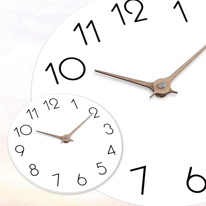 Wall Clock - 12 Inch White
