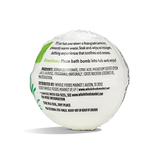 365 by Whole Foods Market, Fizzing Epsom Bomb, Muscle Soak, 2.8 oz