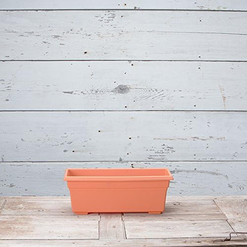 Novelty 16195, Terracotta, Countryside Flower Box Planter, 18-Inch