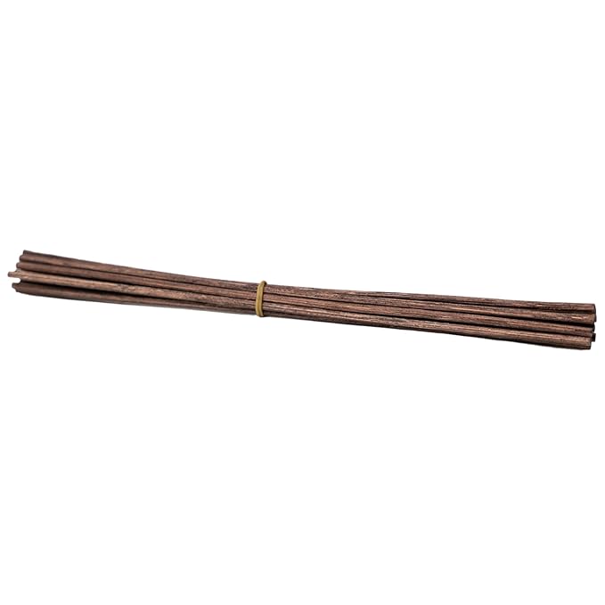 Claire Burke Original Reed Diffuser Oil Starter Kit with Amber Glass Vessel and Rattan Reeds for Home
