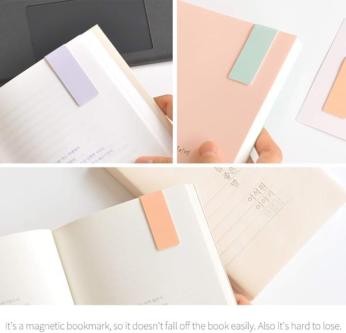 Monolike Magnetic Bookmarks Pastel + Ocean, 10 Pieces