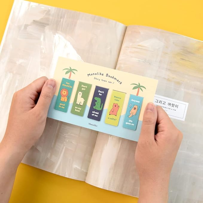 Monolike Magnetic Bookmarks Story Town Ver.1, Set of 5