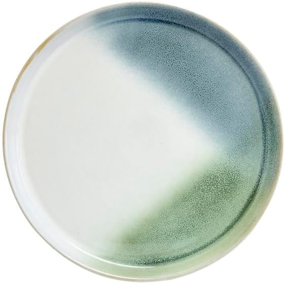 Sango 12-Piece Stoneware Dinnerware Set Color Block Reactive – Service for 4, Dinner Plates, Salad Plates & Cereal Bowls, Durable Stoneware, Dishwasher Safe, for Everyday Dining & Entertainment
