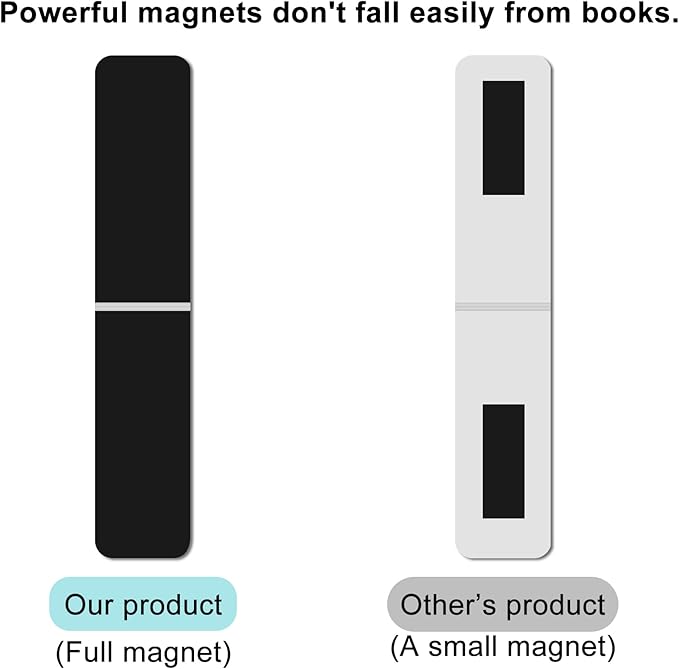 15 Pieces Bookmarks, Magnetic Bookmarks for Women, Page Markers for Students
