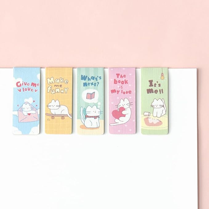 Monolike Magnetic Bookmarks Storytown Azzle Series.1, Set of 5