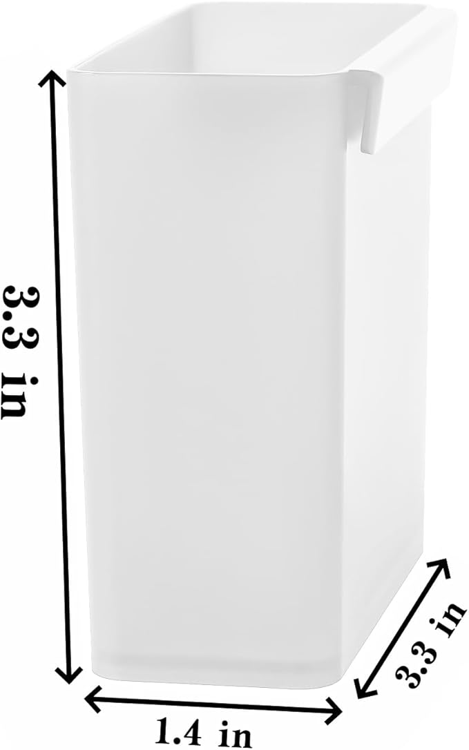 2 pack Bath Caddy Basket,Waterproof Bathroom Organizer,Space Saving Toothpaste Holder,Shower Caddy Accessories for Bathroom,Bathtub,Shower Pan,Kitchen(White)