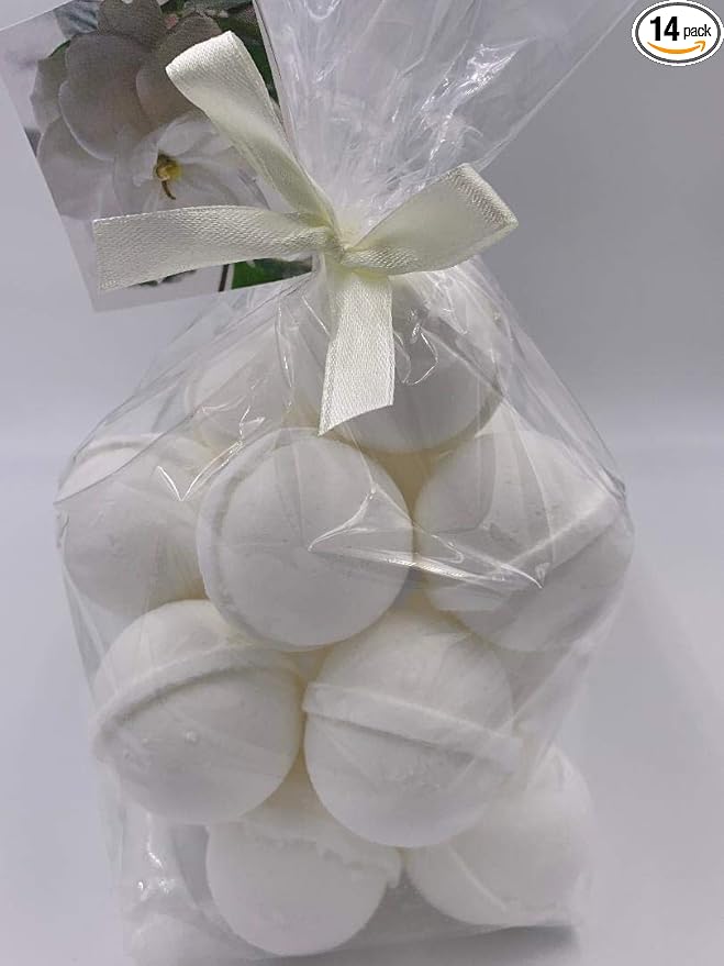 Little Black Dress: 14 Bath Bomb Fizzies with Shea Butter, Ultra Moisturizing (14 Oz) ...Great for Dry Skin (New Round Shape)
