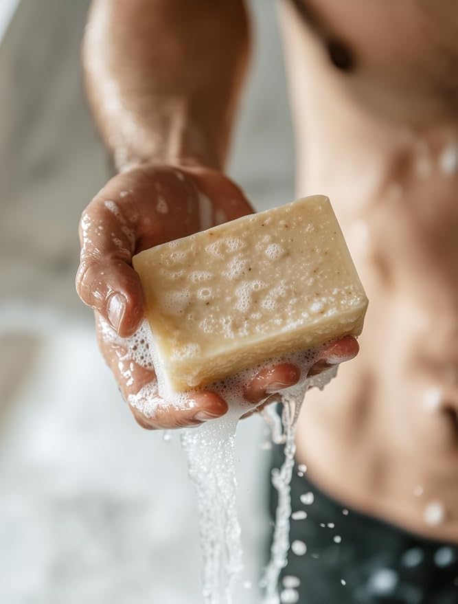 Handmade Vegan Natural Bar Soap Cold Pressed For Face And Body, With Premium Essential Oils, For Men And Women 3 Pack (Coconut)