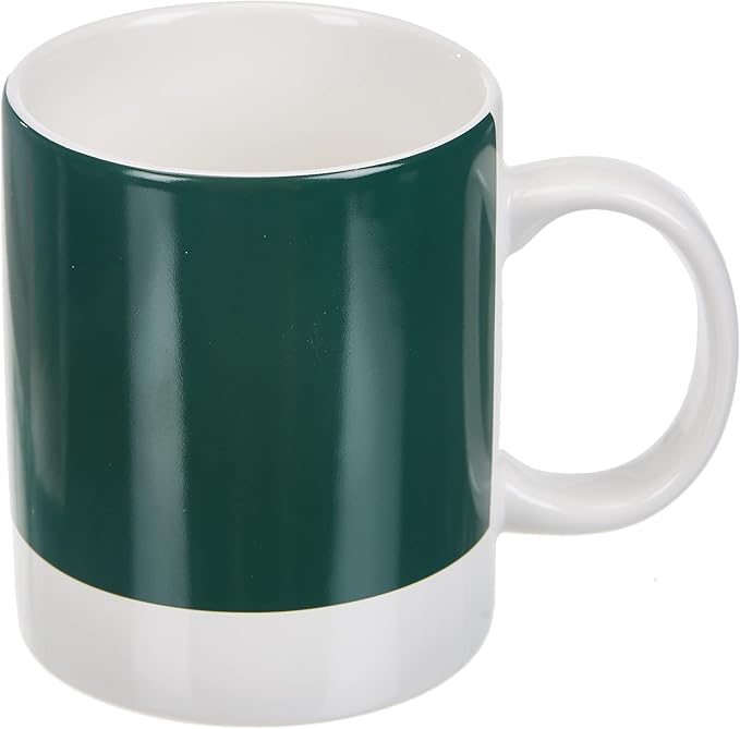 Pantone Porcelain Mugs 375 ml, Porcelain, Dark Green 3435, 8.4 x 8.4 x 12.1 cm, 101033435