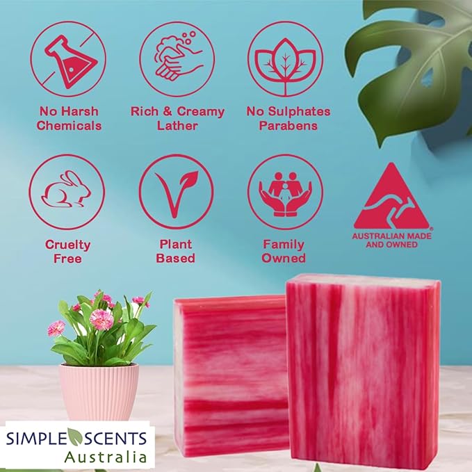 Goats Milk and Berries Scented Natural Soap Bars (12 Bars), 3.5oz Moisturizing French Triple Milled Soap Bars Enriched with Shea Butter - Pure Plant Oil Bath & Body Soap Bars