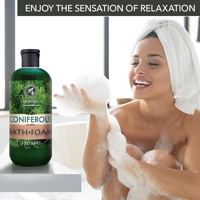Bath Foam Set Coniferous & Sea Breeze & Eucalyptus 3x12Fl Oz - Body Care - Beauty - Bathing - Body Care - Wellness - Relax - Aromatherapy - Spa - Fresh Aroma - Bubble Baths