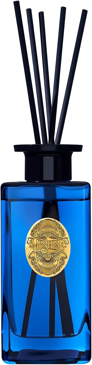 M&SENSE 10.14 oz Large Reed Diffuser | Midsummer Evening Scent Oil Diffuser with Sticks |Long Lasting Non-Toxic Essential Oil |Reed Diffuser for Bathroom Shelf Decor