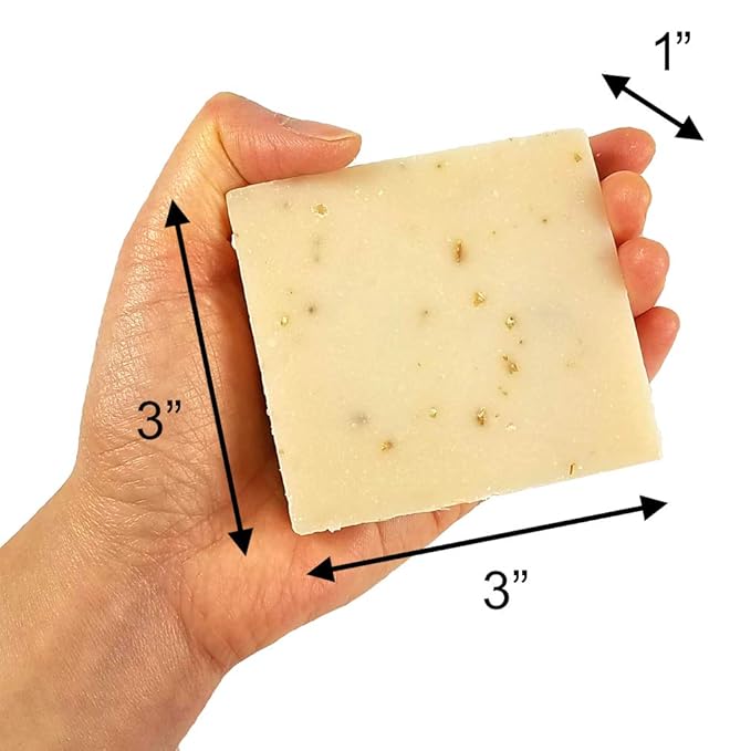 Handmade Fresh Goat's Milk Bar Soap, Olive Oil Based With Organic Shea Butter (Zesty Citrus, 3 bars Economy Pack)